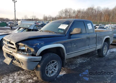 2001 Dodge Dakota Slt/Sport from USA, damaged, VIN 1B7GG22N31S163830